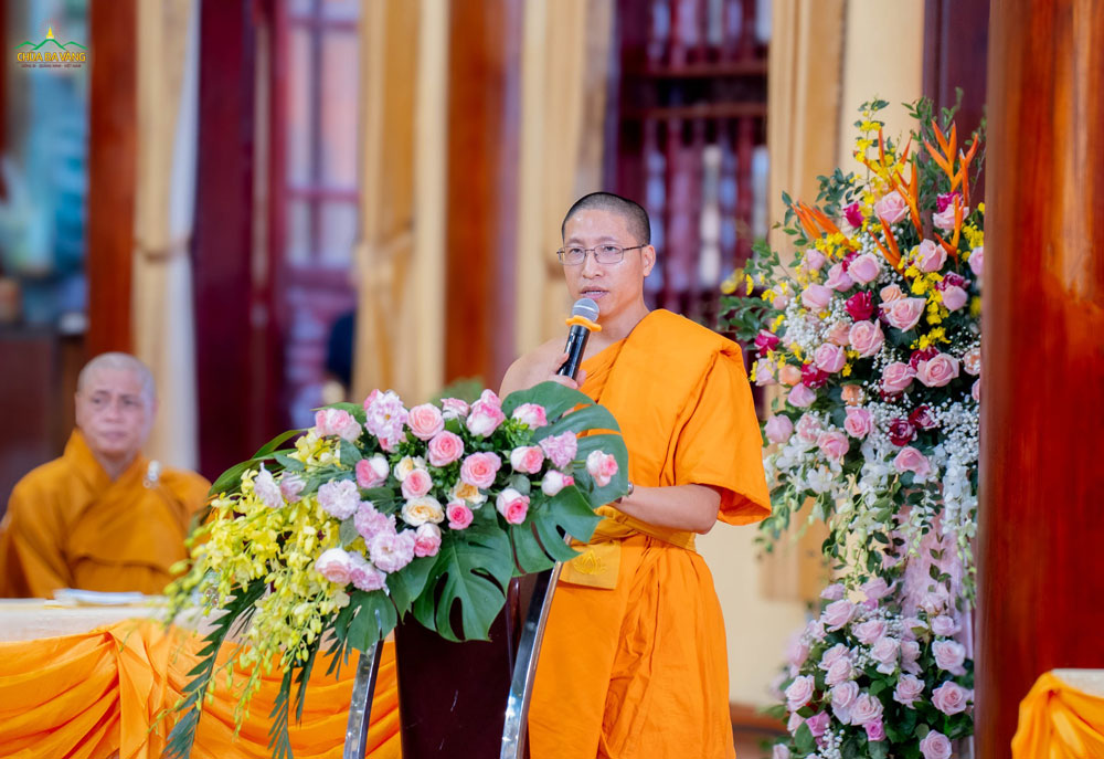 Chư Tăng tuyên đọc diễn văn Lễ Vu Lan (PL.2568 - DL.2024).