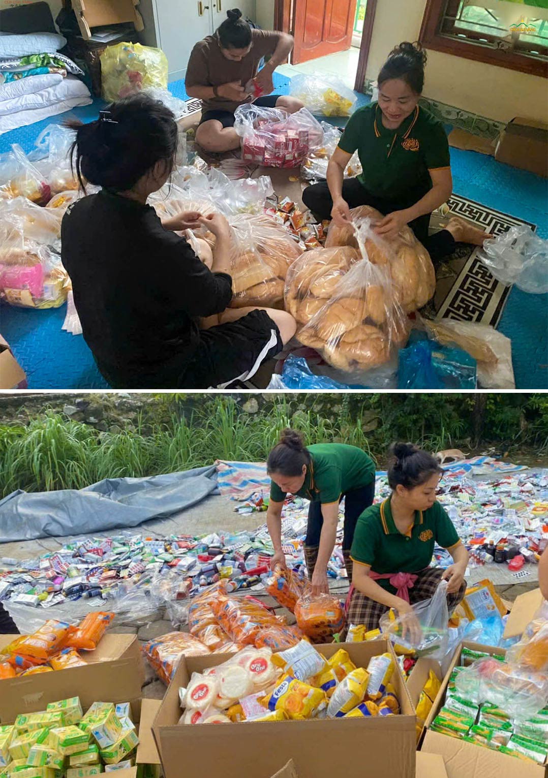 Với tinh thần chia sẻ yêu thương 