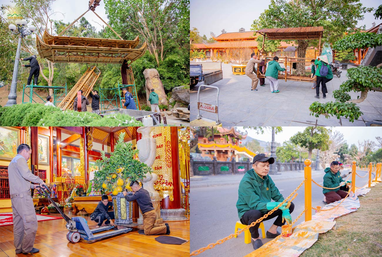 Mọi người đều chăm chú làm việc để công việc được hoàn thành một cách tốt nhất