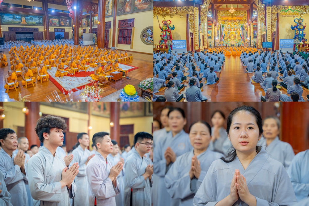 Hướng về ngày kỷ niệm 50 năm ngày thống nhất đất nước, chư Tôn đức Tăng và các Phật tử chùa Ba Vàng tham gia tụng kinh cầu quốc thái dân an, nguyện cầu đất nước được thái hòa, hưng thịnh. Đồng thời, hồi hướng công đức cầu siêu cho các Anh hùng liệt sĩ đã anh dũng hy sinh vì nền độc lập, tự do của nước nhà
