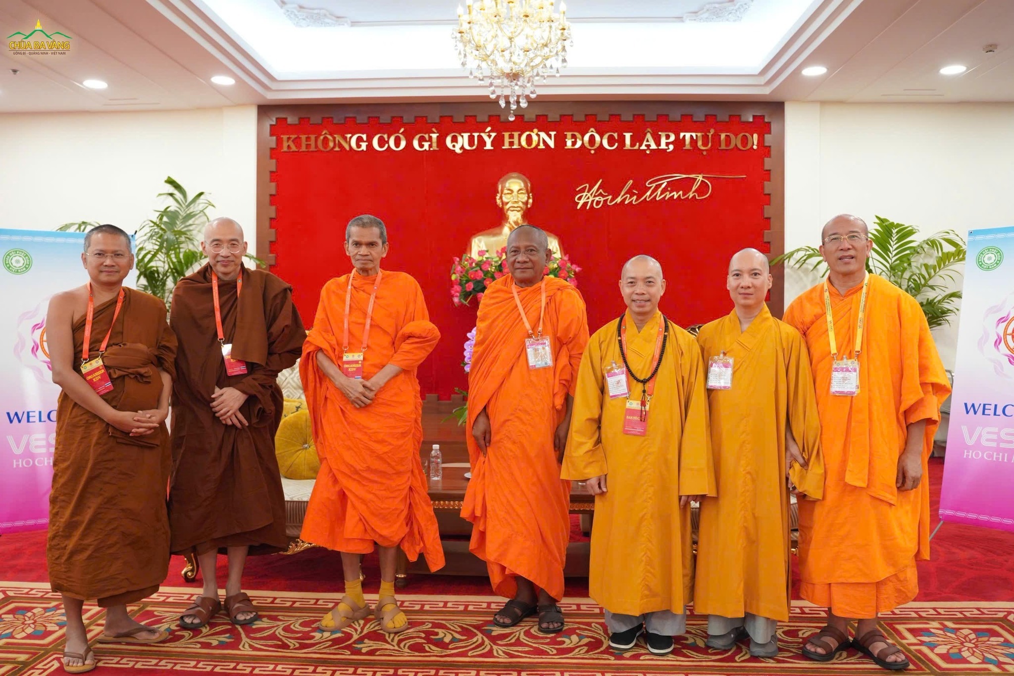 Trân trọng đón tiếp Hòa thượng Brahmawatcharatheeracharn - Phó Chủ tịch ICDV kiêm Hiệu trưởng Đại học Mahachulalongkornrajavidyalaya và phái đoàn tham dự Đại lễ Vesak Liên Hợp Quốc 2025