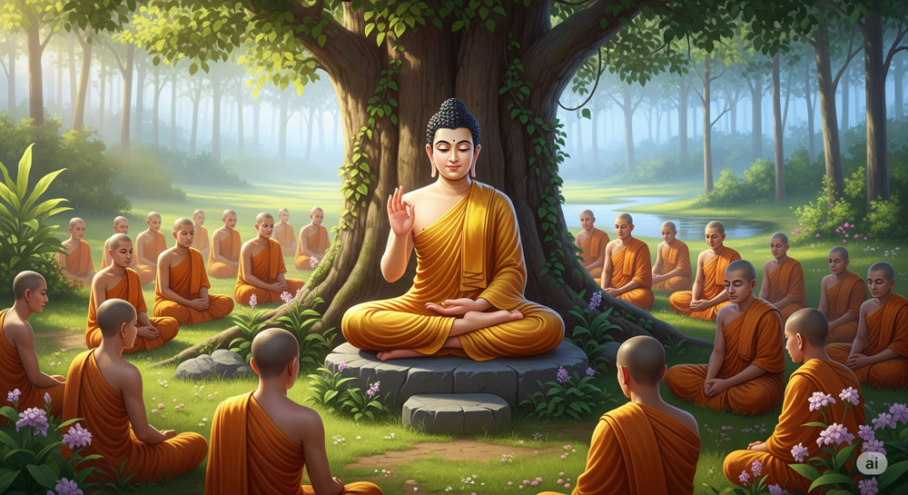 Ngày Rằm tháng 7 thường là thời điểm chư Tăng kết thúc mùa an cư - gọi là ngày tự tứ (Ảnh minh hoạ)