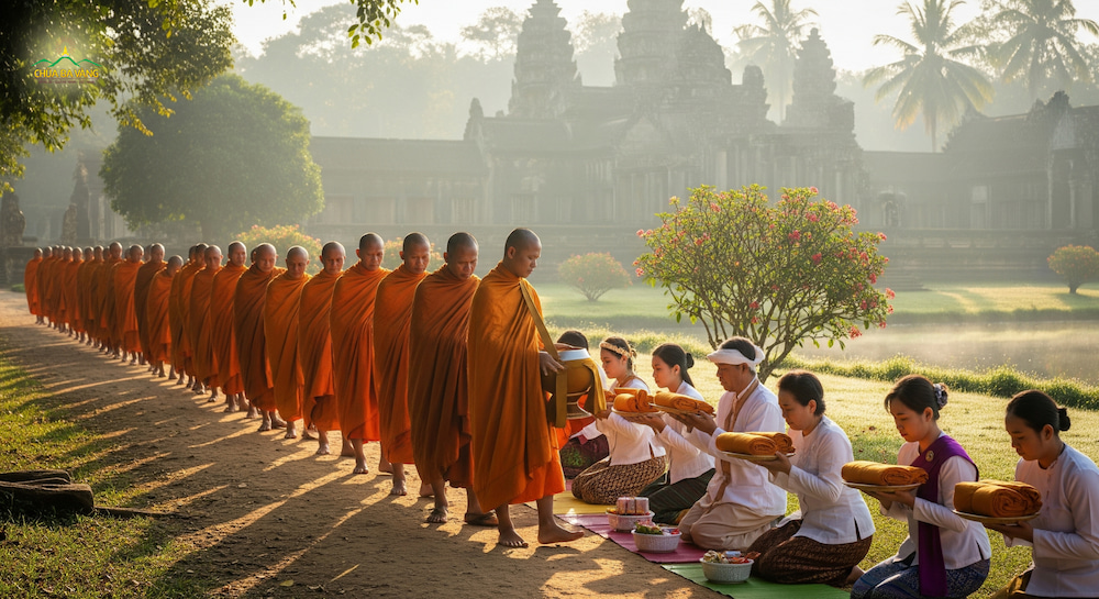 Vật phẩm dâng cúng phải phù hợp với việc tu tập, hoằng Pháp của chư Tăng