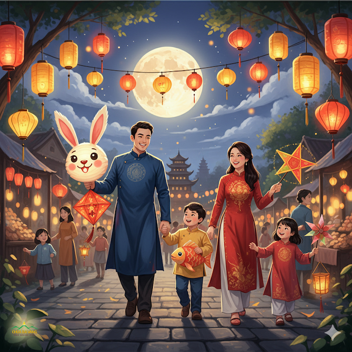 Trung Thu diễn ra vào ngày 15/8 Âm lịch hằng năm (ảnh minh họa)