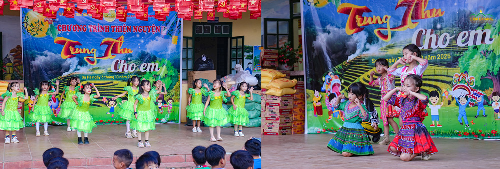 Những tiết mục văn nghệ đặc sắc, tài năng do học sinh của nhà trường biểu diễn