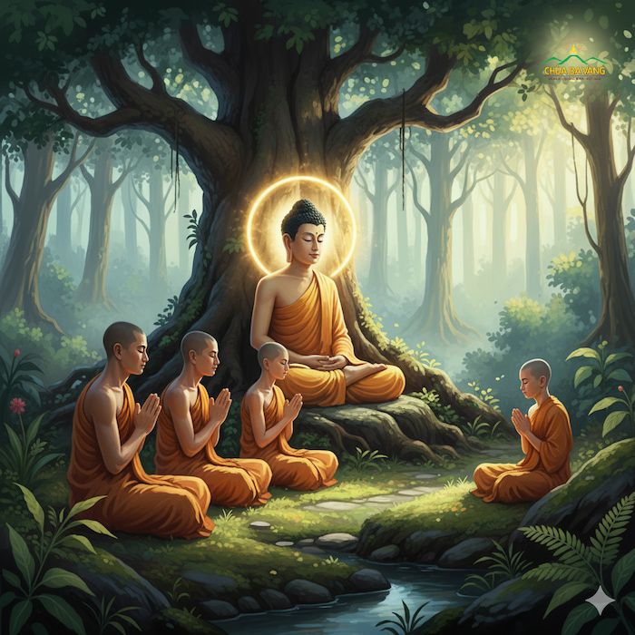 Đức Phật không muốn con mình nhận lấy những tài sản thế gian, mà mong con được thừa hưởng gia tài của bậc Thánh – đó là Thất Thánh tài (ảnh minh họa)