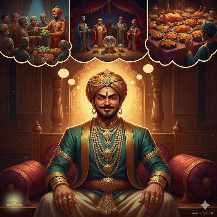 Trong tiền kiếp, Ma Vương từng làm các việc thiện nhưng tà kiến, kiêu mạn,... nên kiếp sau được làm vua cõi Trời mà cản phá thiện pháp (ảnh minh họa)  