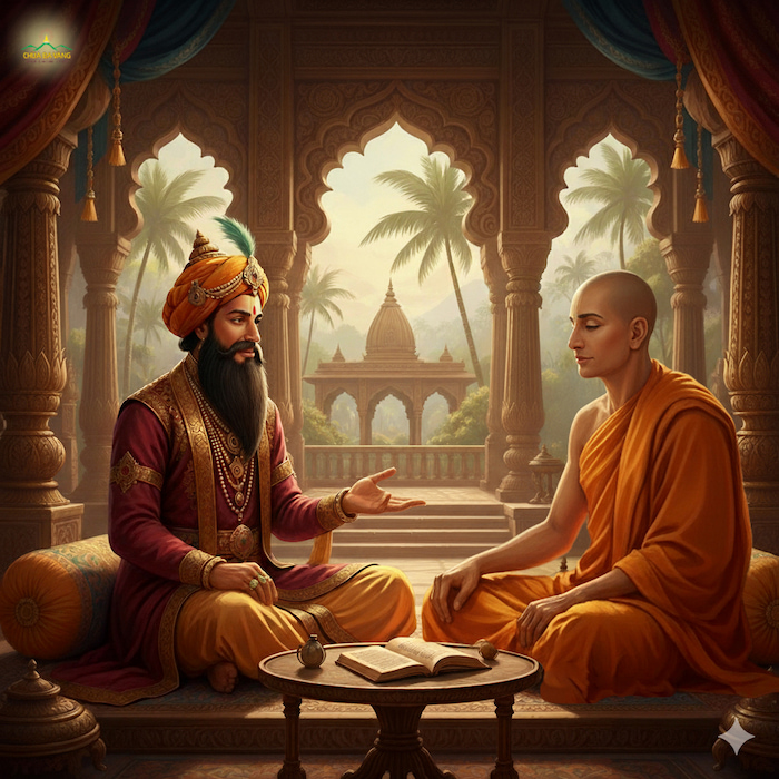 Những câu hỏi rộng của vua Mi Lan Đà đã được Ngài Na Tiên giải đáp khúc chiết, rành rẽ (ảnh minh họa)  