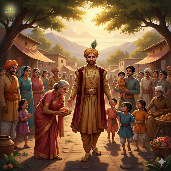 Nhờ học hỏi giáo Pháp của Na Tiên Tỳ-kheo mà đức vua Mi Lan Đà dần trở nên khiêm cung, hướng thiện (ảnh minh họa)  