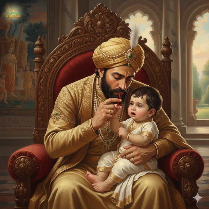 Vua Tần Bà Sa La rất yêu thương, chiều chuộng A Xà Thế (ảnh minh họa)