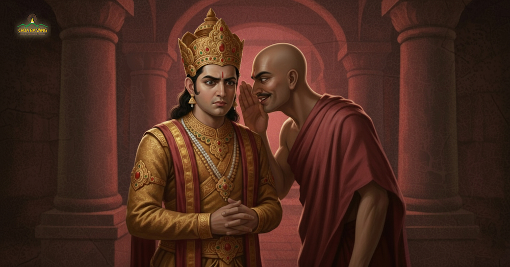 A Xà Thế nghe theo lời xúi giục của Đề Bà Đạt Đa (ảnh minh họa)  