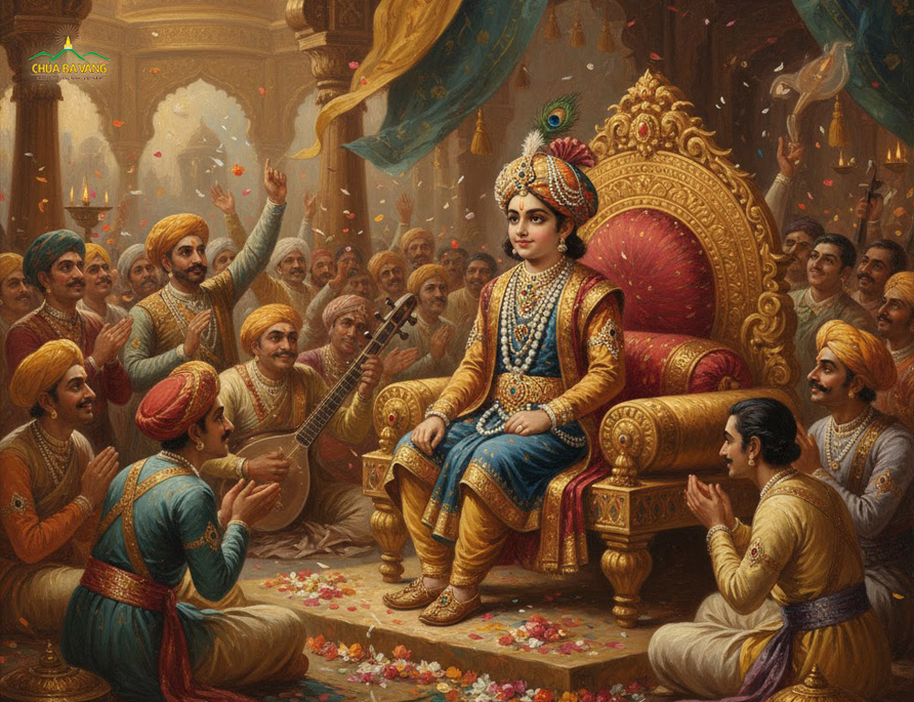 Udena chính thức trở thành vua xứ Kosambi (ảnh minh họa)