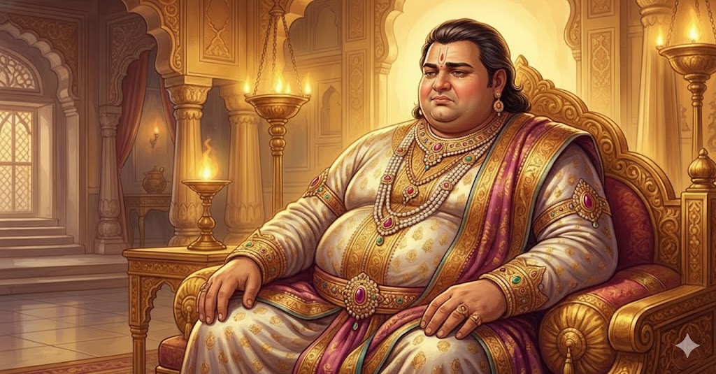 Vua Ba Tư Nặc phiền não về tấm thân nặng nề của mình (ảnh minh họa)