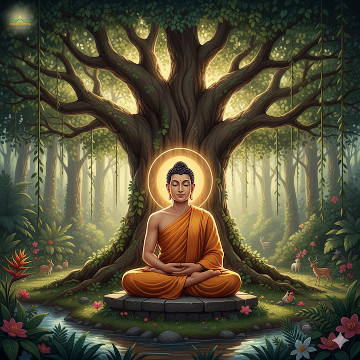 Đức Phật là tấm gương sáng để hàng hậu học noi theo (ảnh minh họa)  