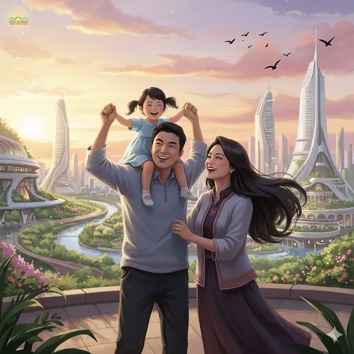 Vợ chồng phải sống hòa thuận, không tà dâm, ngoại tình thì sẽ có được hạnh phúc (ảnh minh họa)