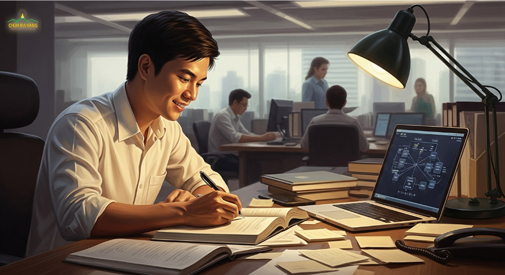 Tinh tấn là chăm chỉ, chuyên cần, cố gắng, bền bỉ, kiên trì, quyết tâm (ảnh minh họa)