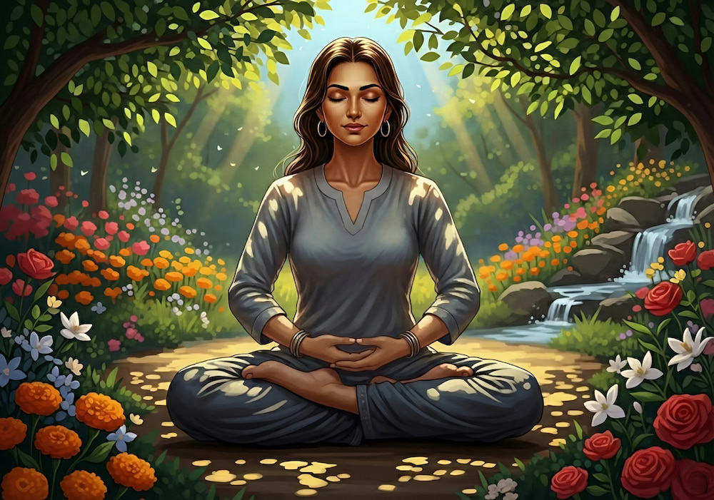 Thực hành tư duy, quán chiếu những điều thiện sẽ giúp thân tâm thư thái, nhẹ nhõm (ảnh minh họa)