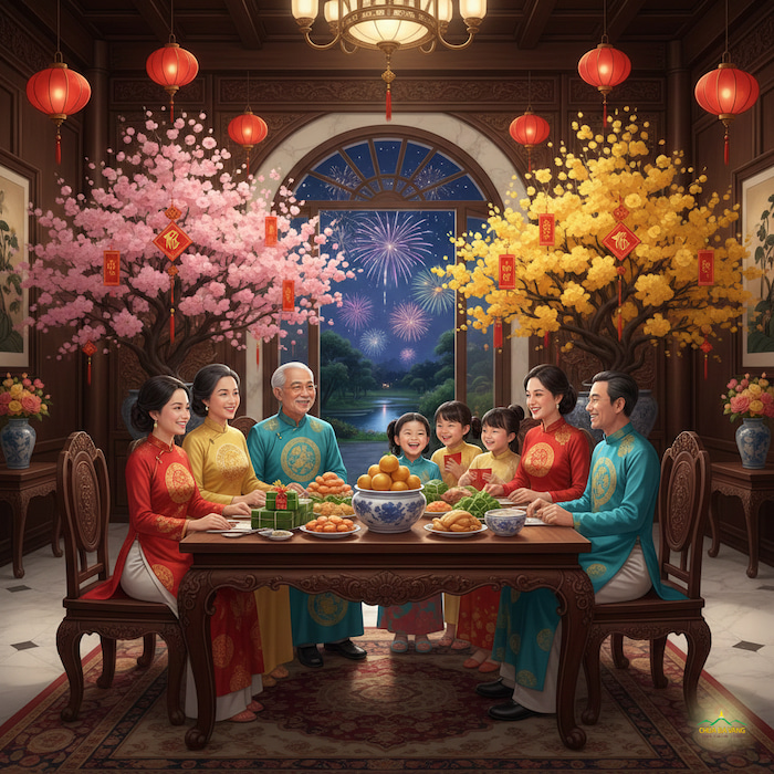 Ngày ông Công ông Táo là dịp cả gia đình sum vầy với nhau (ảnh minh họa)