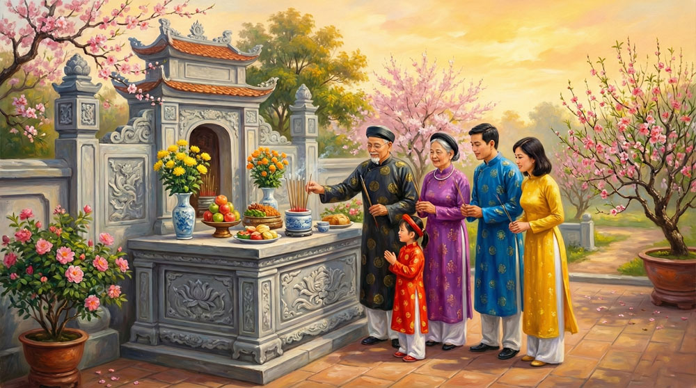 Tạ mộ là phong tục truyền thống của người Việt (ảnh minh họa)  