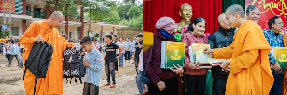 Bố thí, giúp đỡ người đang gặp khó khăn, đau khổ  