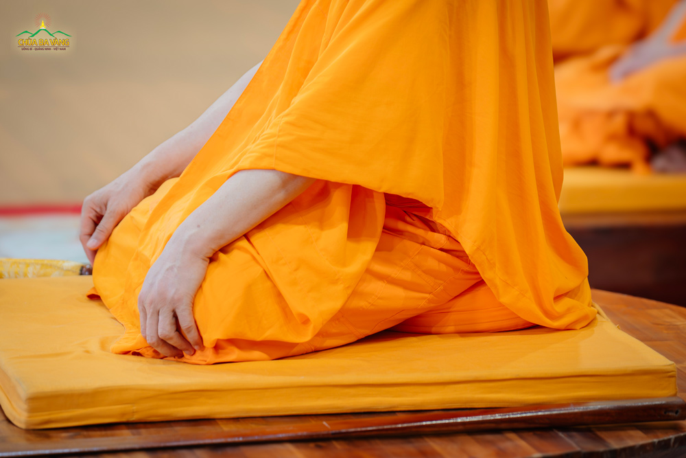 Phần thắt lưng để cột sống giữ tương đối thẳng, không được gù xuống gập về phía trước