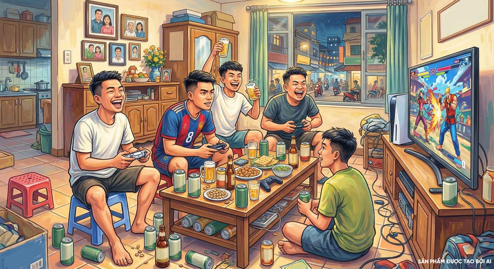 Không nên chơi bời, ăn uống vô độ (ảnh minh họa)  