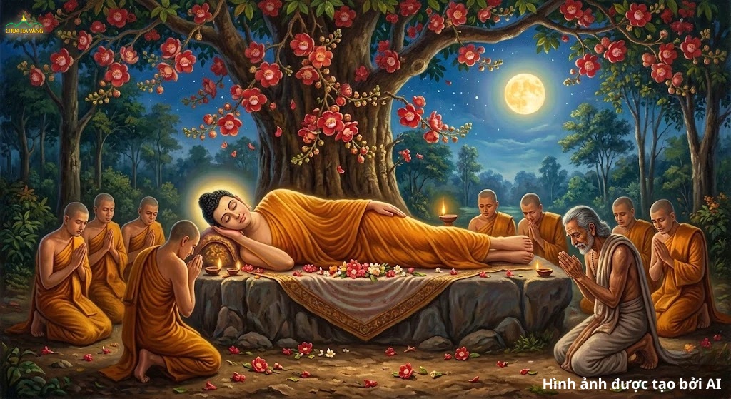 Tu Bạt Đà La được yết kiến và nghe Phật thuyết Pháp trước khi Ngài nhập diệt (ảnh minh họa)