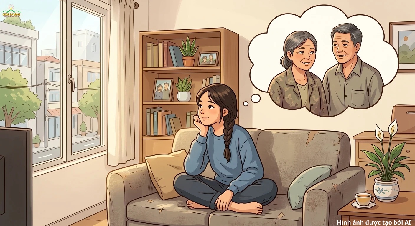 Niệm cha mẹ là nhớ về cha mẹ (ảnh minh họa)