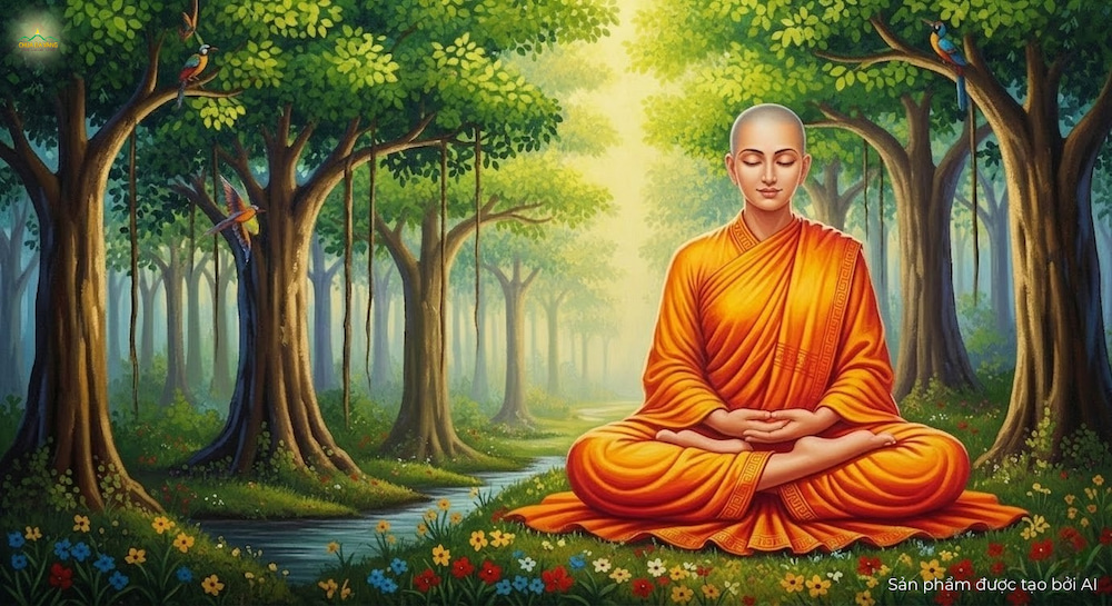 Công chúa Da Du Đà La sau khi xuất gia được Đức Phật công nhận là vị Ni an trú tâm đệ nhất (ảnh minh họa)