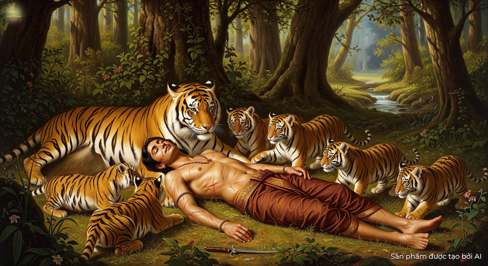 Đức Phật từng bố thí thân mạng cho đàn hổ đói (ảnh minh họa)  