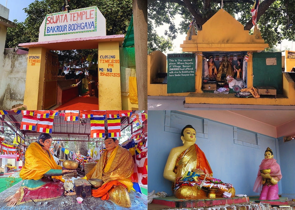 Đền thờ tưởng nhớ nàng Sujata cúng dường Đức Phật (Thái tử Tất Đạt Đa) bát cháo sữa trước khi Ngài thành đạo (nguồn: internet)