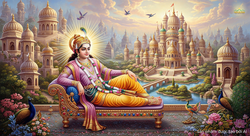 Sau khi mãn báo thân, Thánh nữ Sujata được hưởng phúc lành an vui trên cõi trời (ảnh minh họa)