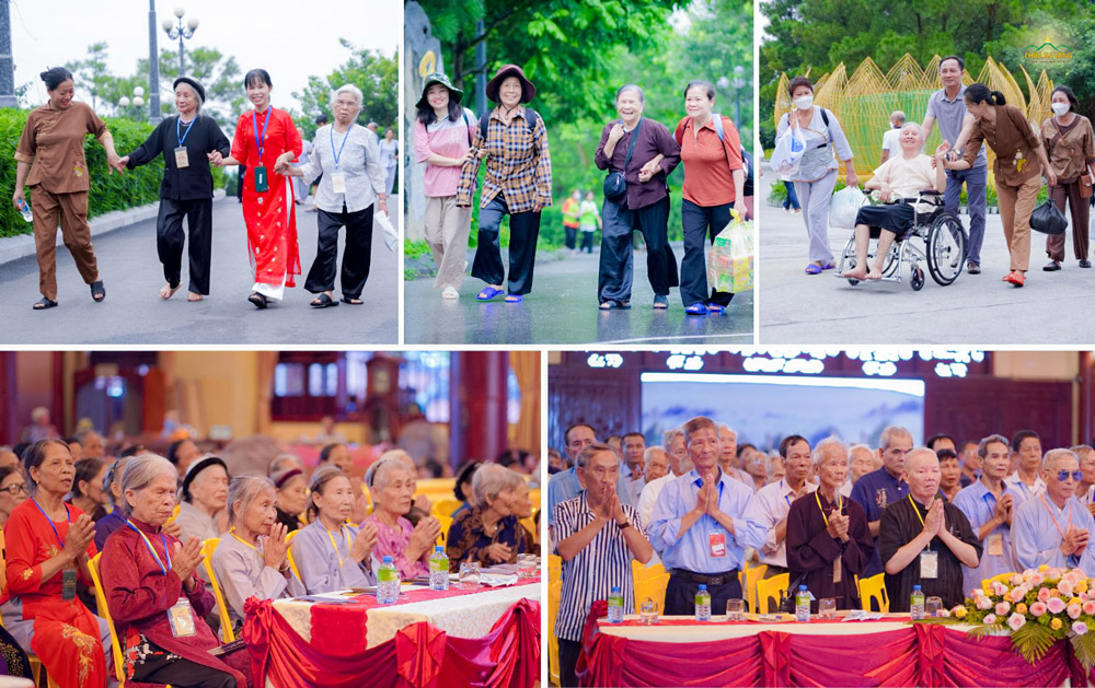 Giúp cha mẹ biết quy y Tam Bảo, tu tập chính đạo,... là những cách báo hiếu lớn mà mỗi người con nên làm (ảnh minh họa)