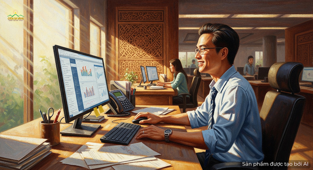 Thực hành Tứ niệm xứ giúp con người tư duy đúng lúc, đạt thành tựu trong công việc (ảnh minh hoạ)