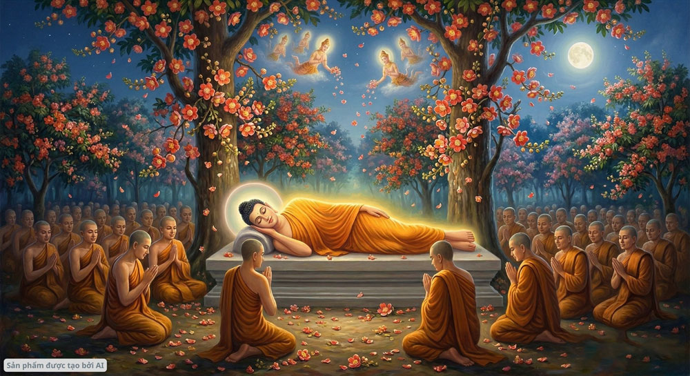 Đức Phật nhập Niết bàn (ảnh minh họa)  
