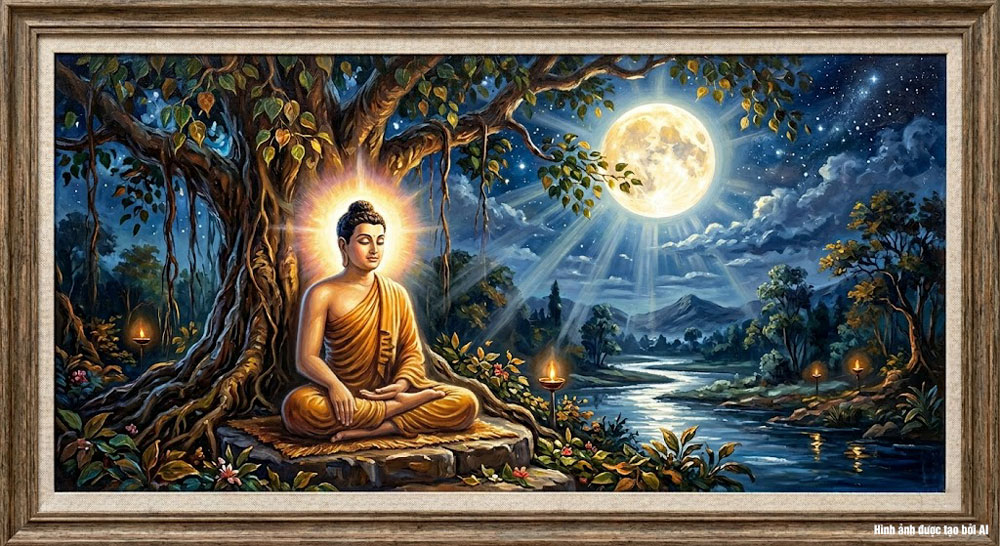 Đức Phật là bậc Toàn Giác, có đầy đủ bốn tuệ và mười tám Pháp bất cộng (ảnh minh họa)