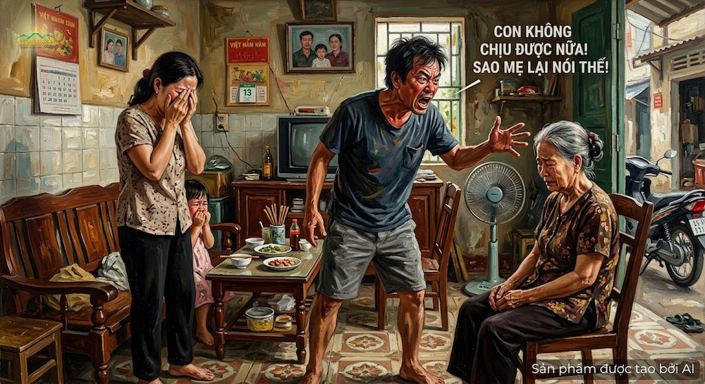 Người không làm chủ được cảm xúc sẽ dễ bộc phát ác ngữ với người xung quanh (ảnh minh hoạ)