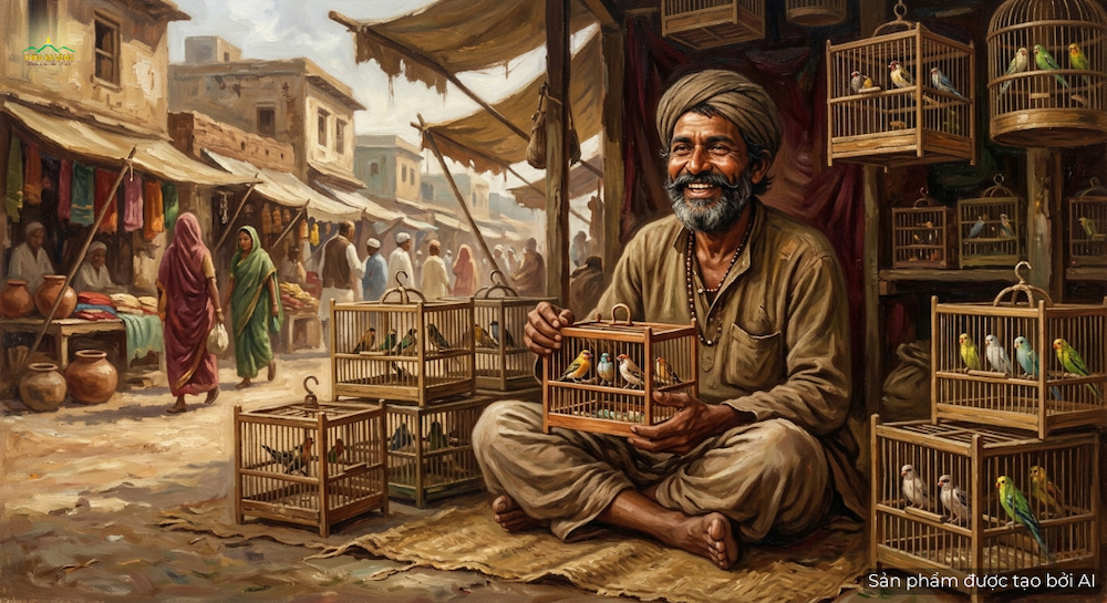 Tissa (trong tiền kiếp) từng là người bẫy chim (ảnh minh hoạ)
