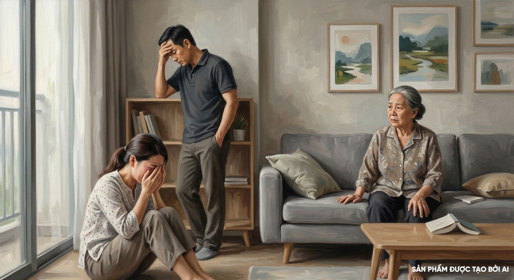 Nói thêu dệt khiến gia đình tan nát, đổ vỡ (ảnh minh họa)  