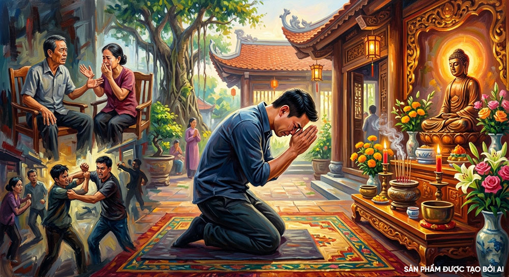 Chúng ta nên hổ thẹn với những tâm xấu ác, bất thiện (ảnh minh họa)  