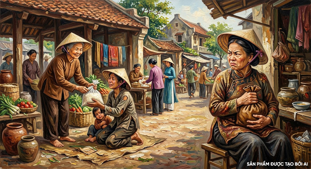 Kẻ bỏn xẻn thấy người bố thí - đây là điều đáng hổ thẹn theo kinh Hiền Nhân (ảnh minh họa)  