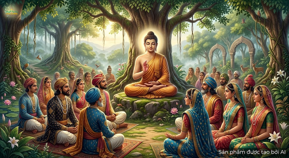 Vì lợi ích cho chúng sinh, chư Phật và các bậc Thánh Tăng sẵn sàng làm tất cả mọi phương tiện để dẫn dắt, cứu độ chúng sinh (ảnh minh hoạ)