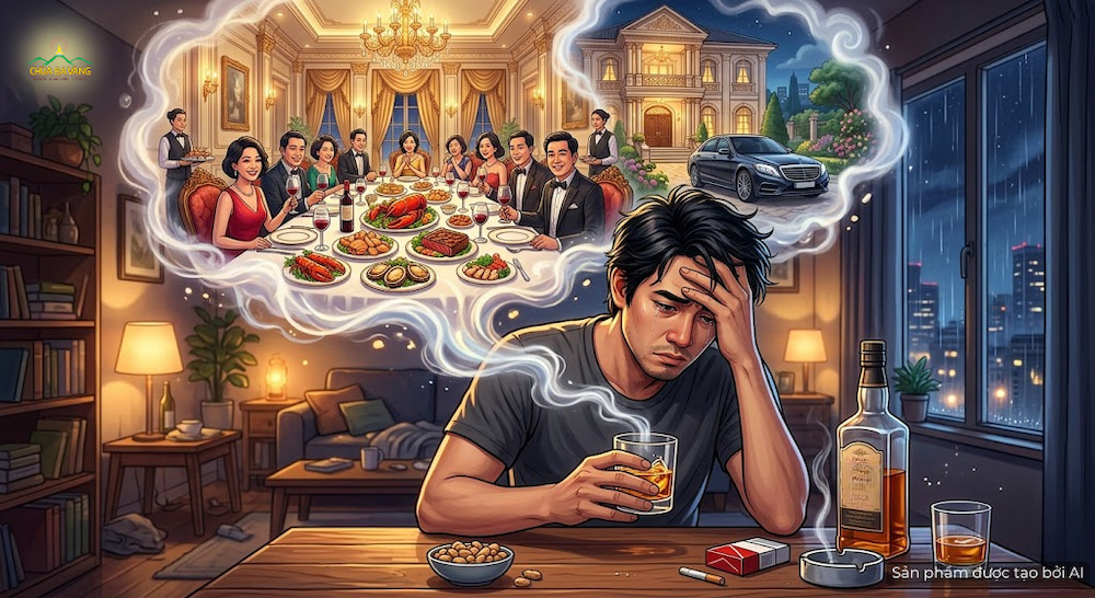 Tham muốn nhiều khiến chúng ta sầu khổ (ảnh minh hoạ)