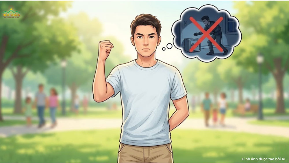 Không trộm cắp là một nét đạo đức rất tốt của con người (ảnh minh họa)