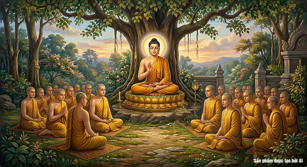 Sau khi Đức Phật thành đạo và bắt đầu truyền đạo, Ngài đưa ra định nghĩa về sa môn một cách đầy đủ (ảnh minh họa)