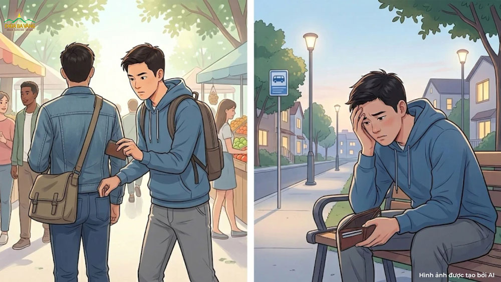 Tài sản kiếm được từ hành vi trộm cắp thì sớm muộn cũng bị tiêu tán (ảnh minh họa)