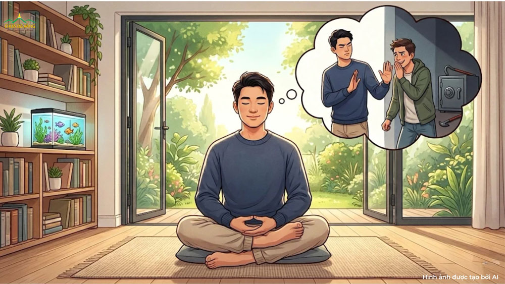 Để không lo sợ bị tổn hại, mỗi người phải ý thức tu tập để dứt hẳn nguồn tâm trộm cắp từ sớm (ảnh minh họa)