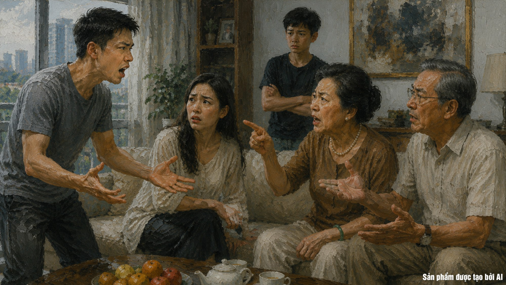 Khoảng cách thế hệ có thể khiến phát sinh mâu thuẫn gia đình (ảnh minh họa)