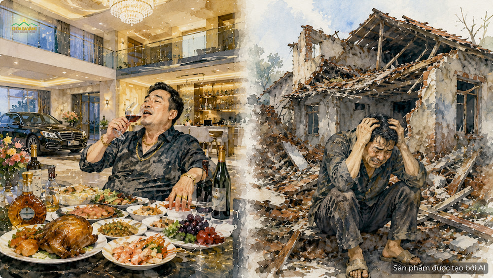 Niềm vui của ngũ dục ngắn ngủi, tạm bợ, không chân thật mà tai họa, khổ đau lại nhiều (ảnh minh họa)