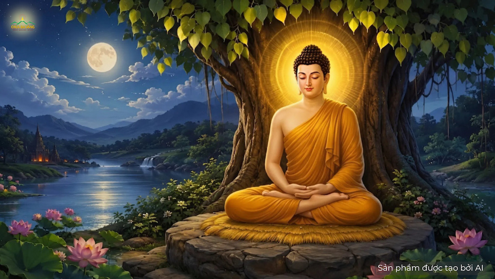 Sau 49 ngày đêm tu tập thiền định, Thái tử chứng đắc đạo quả - hiệu là Phật Thích Ca Mâu Ni (ảnh minh hoạ)